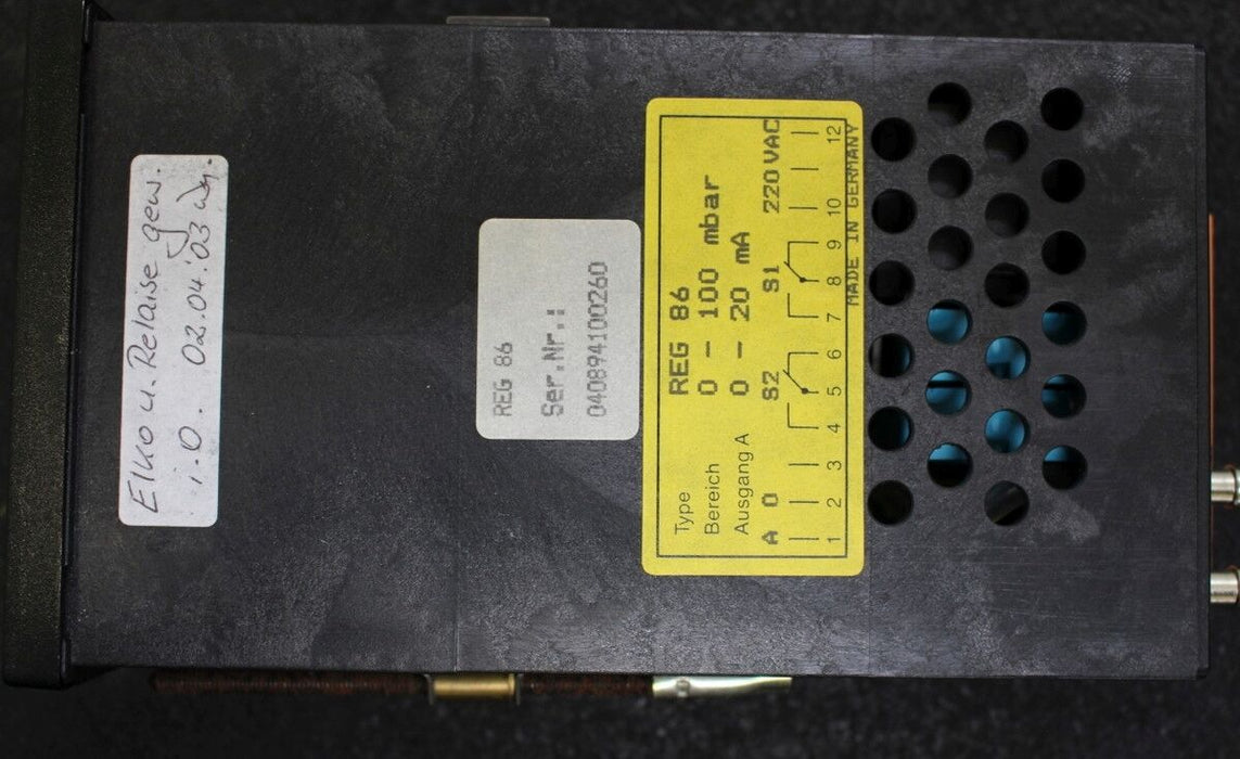LEITENBERGER Digitalmanometer mit Regler TYP H 50  Serie REG86  - Bereich 0-100m
