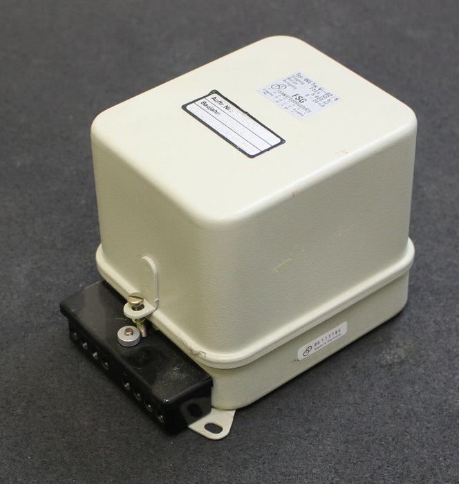 FSG 1 Umformer WETw Vi-02/6 Eingang 220V - 50Hz Bürde < 600 Ohm - Ausgang 0-20mA