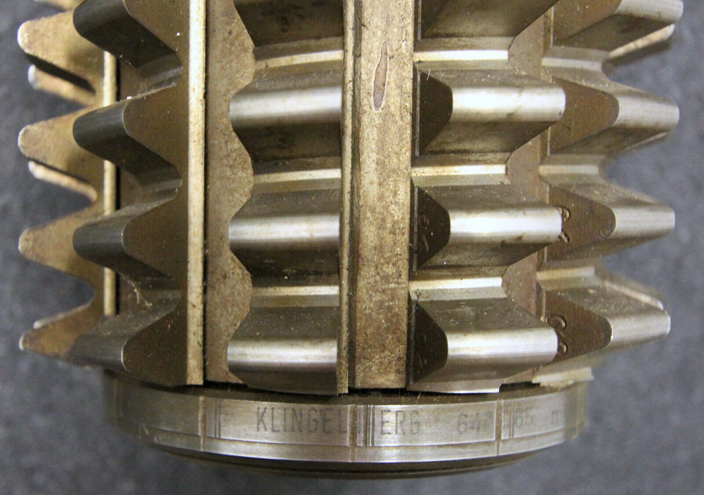 KLINGELNBERG Stollenwälzfräser involute spline hob m= 5mm 20° Ø110x110xØ32mm
