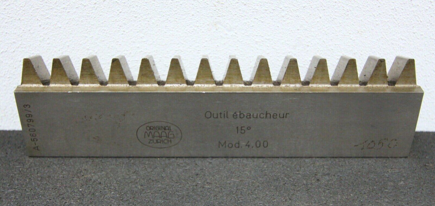 MAAG Hobelkamm rack cutter m= 4,00 Angle 15°