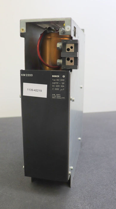 BOSCH Kondensatormodul KM 2200 Artikelnr. 048799-109 520VDC 50A C 2200 µF