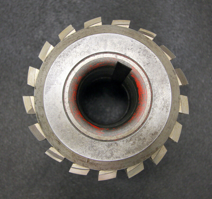 SAAZOR Stollenwälzfräser involute spine hob m= 3mm 16° EGW Ø145x140xØ50mm LKN