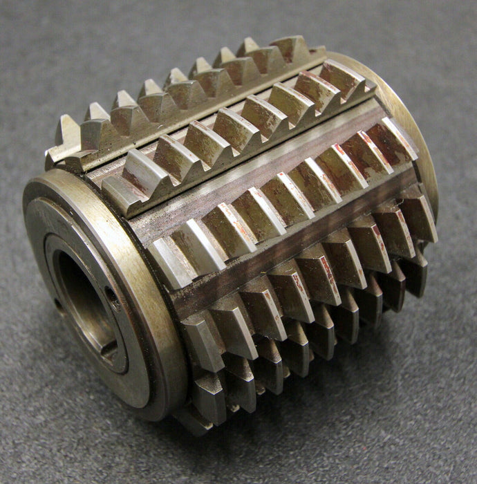 FETTE Stollenwälzfräser involute spline hob m= 3mm BP II nach DIN3972 20° EGW