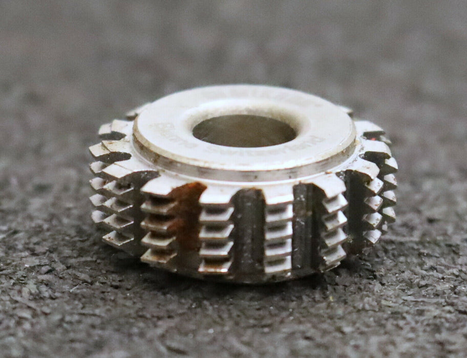 MIKRON Vollstahl-Wälzfräser No. 69491 m= 0,44 ho= 1,04 Abmessungen Ø24x10xØ8mm