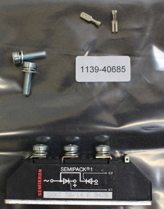 SEMIKRON Thyristor SKKT 56/14 E Semipack 1 3-Pin - 1 Stück