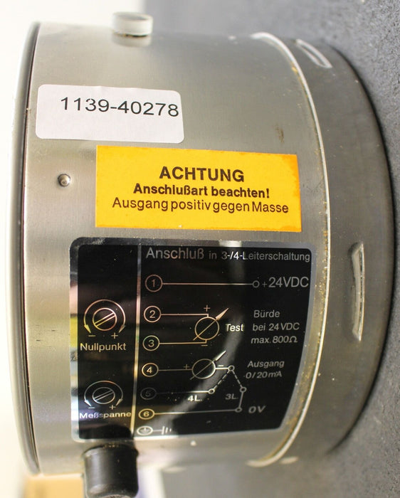 VDO Druckmessumformer CK 4640 -1...0bar Kl. 1,0 Anschluss 1/2“ Durchmesser 160mm