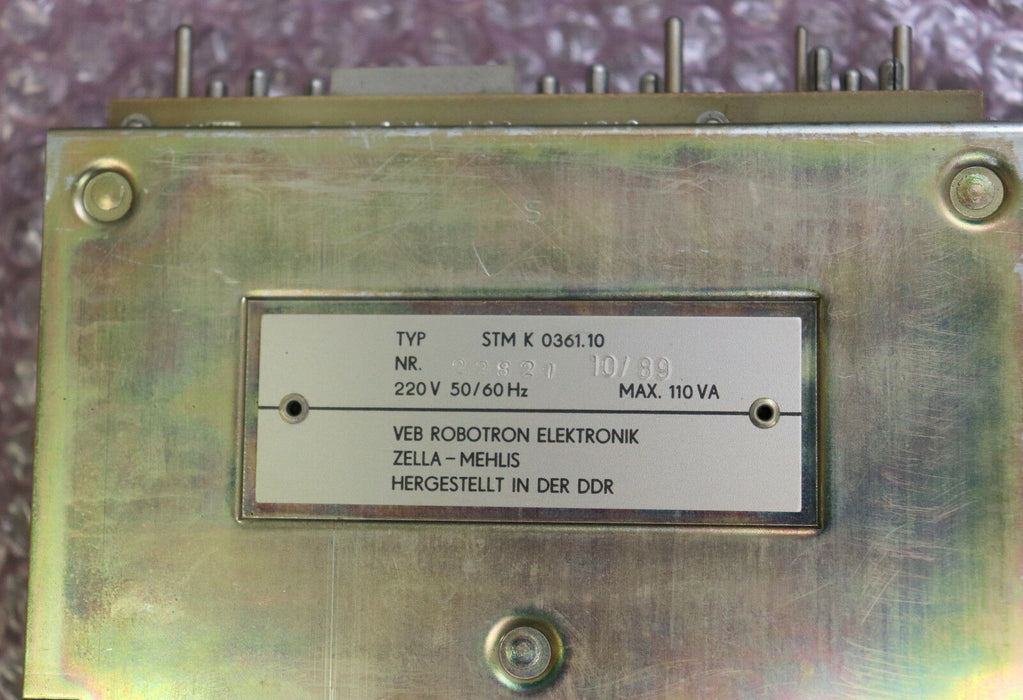 ROBOTRON Netzteil STM K 0361.10 15V / 3,3A gebraucht