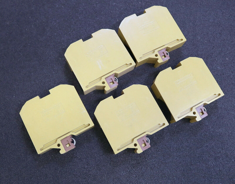 WEIDMÜLLER 5x Durchgangsklemme SAK 70 KRG Art. Nr. 034082 600V 150A 4 to 2/0