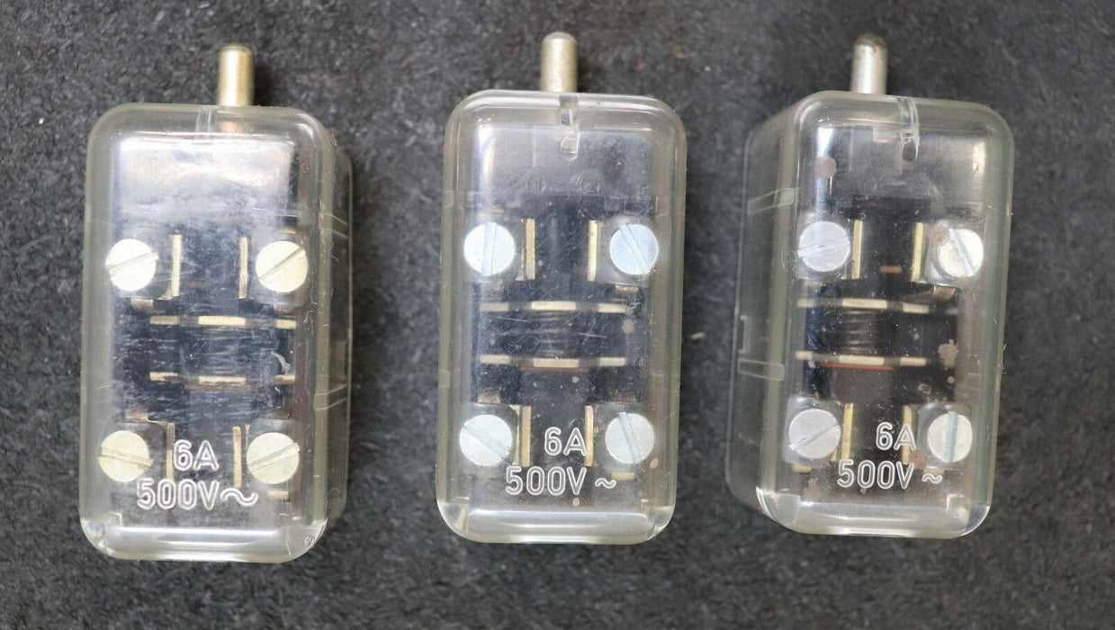 ROBOTRON DDR 3 Stück Schaltkontakt KET 6A 500VAC