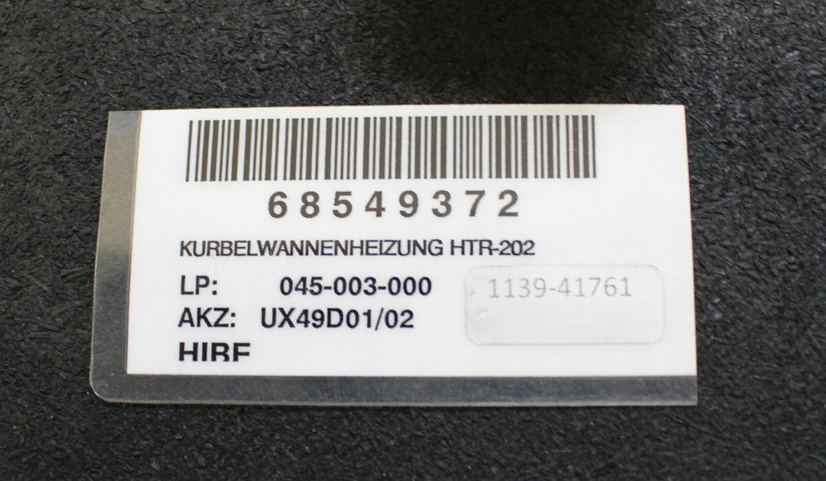 ACRAWATT Kurbelwannen Heizung HTR-22 75W 240VDC X13120181-00-00