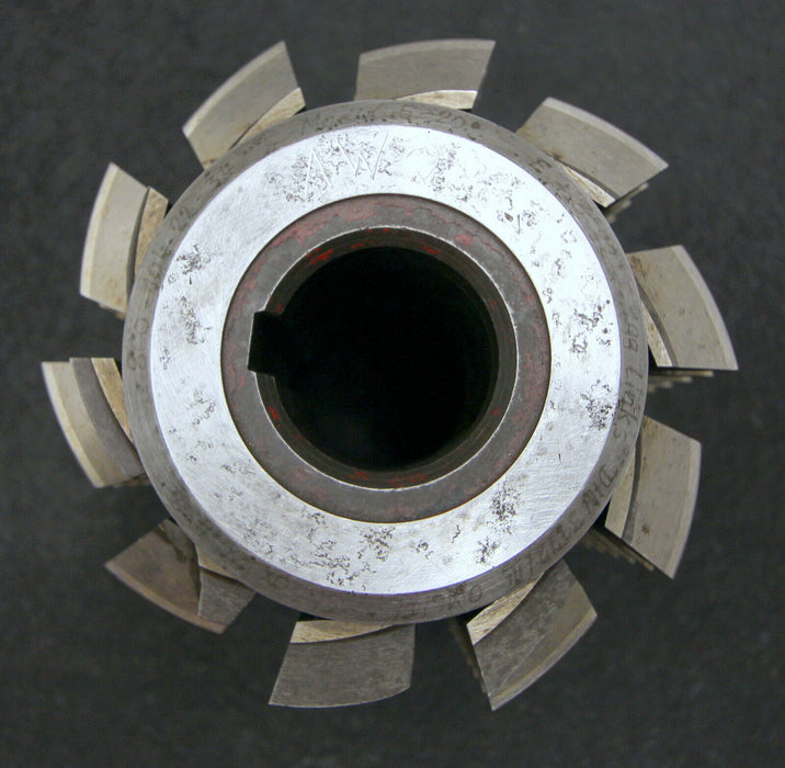SAAZOR Stollenwälzfräser involute spline hob m= 6,5mm BP III Ø130x180xØ40mm 20°