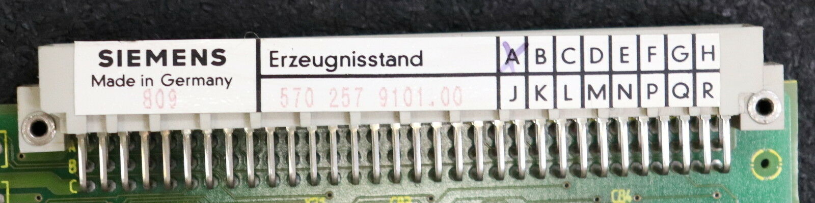 SIEMENS SINUMERIK Eingabebaugruppe 6FX1125-7BA01 E-Stand A 5702579101.00