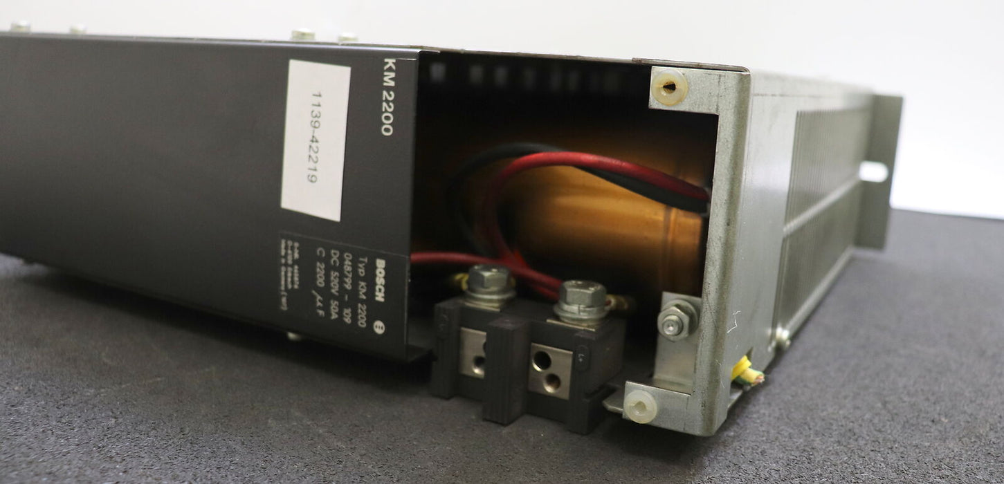 BOSCH Kondensatormodul KM 2200 Artikelnr. 048799-109 520VDC 50A C 2200 µF
