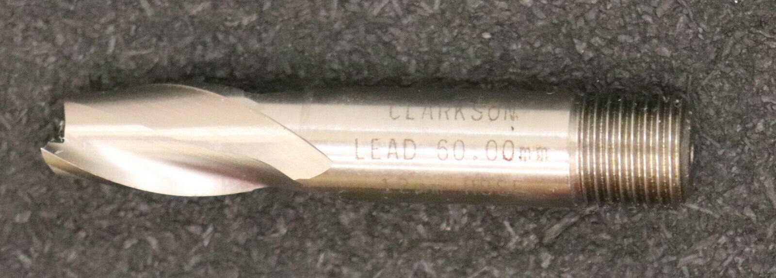 CLARKSON Schaftfräser mit Gewinde 10PM24 HSSE Ø12mm 2-Schneider Gesamtlänge 66mm