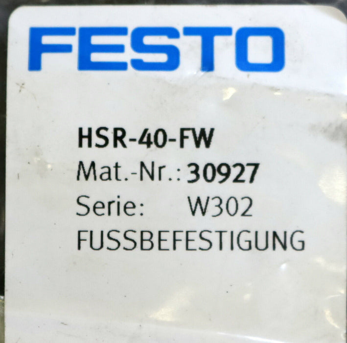 FESTO Fussbefestigung HSR-40-FW Mat-Nr. 30927 - unbenutzt in OVP