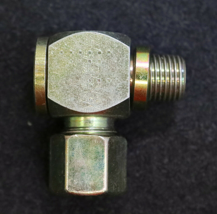 ERMETO Winkel-Schwenkverschraubung WH10-ZLR KDS CF AußenØ10mm G1/4" Stahl