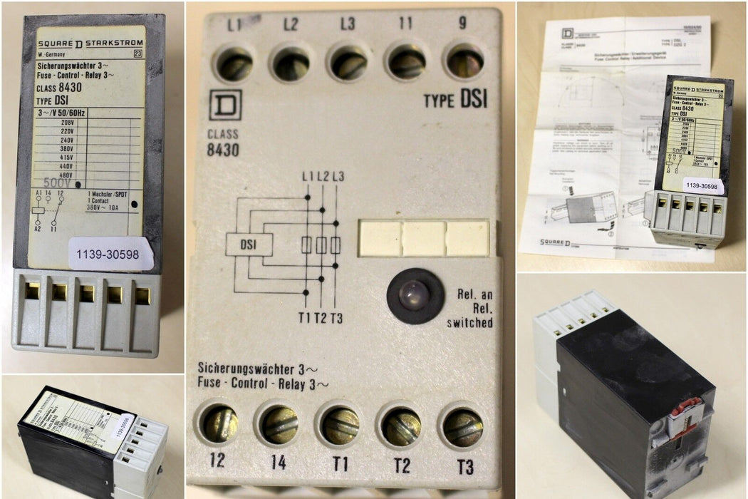 SQUARE D Sicherungswächter DSI Class 8430 380/500VAC - GEBRAUCHT -