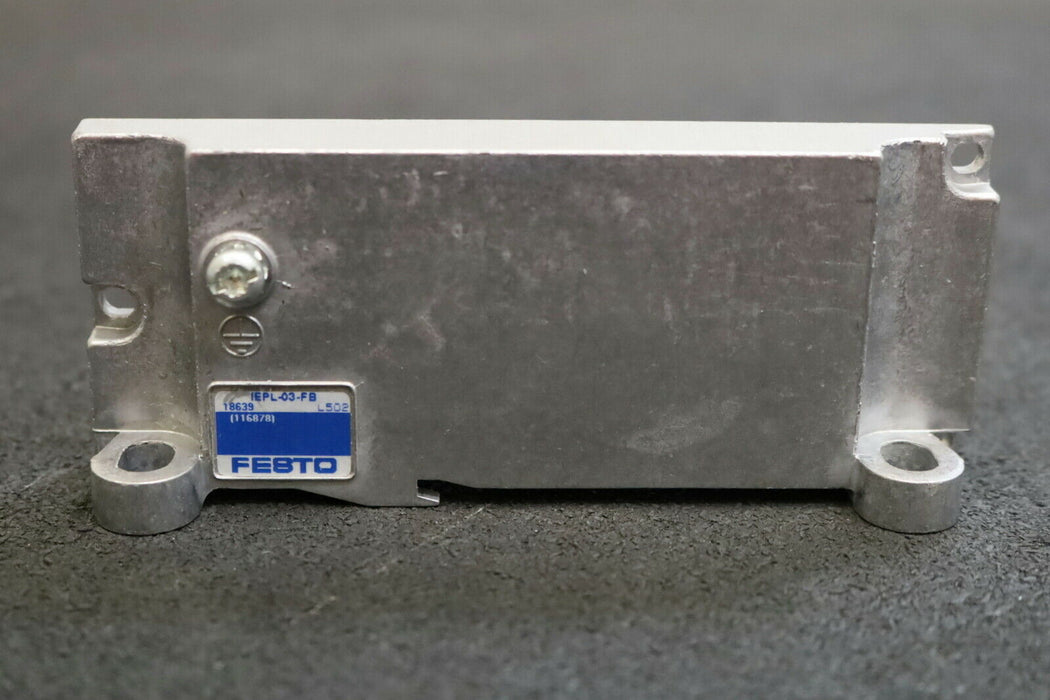 FESTO 4 Stück Endplatte für Ventilinsel IEPL-03-FB Mat-Nr. 18639 - unbenutzt