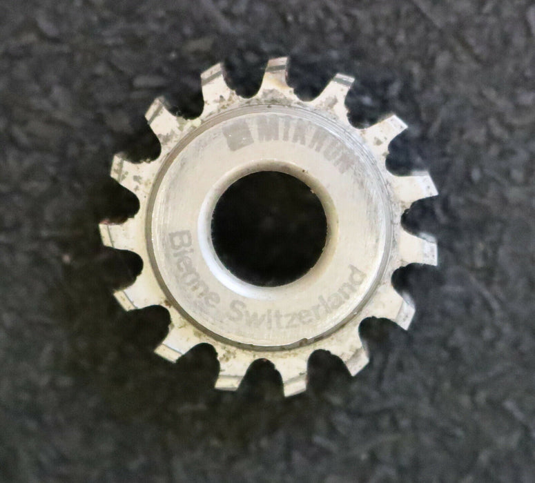 MIKRON Vollstahl-Wälzfräser No. 38907 m= 0,388 ho= 1,2 Abmessungen Ø24x10xØ8mm