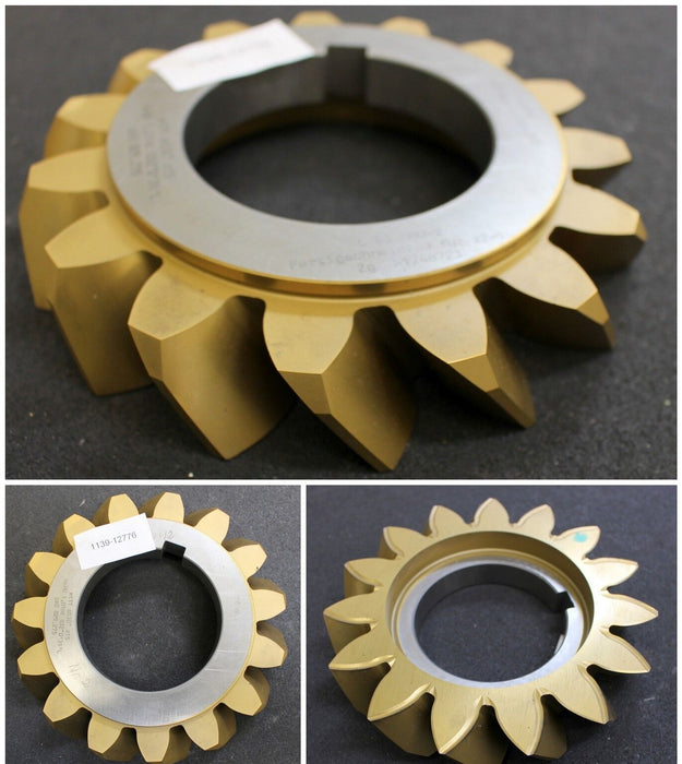 Scheibenschneidrad LORENZ für Z= 14 β=32° 0' 31" Links - EGW 30° 15 Zähne