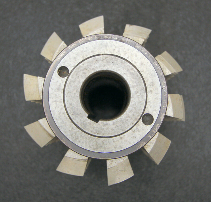 FETTE Stollenwälzfräser involute spline hob m= 5,5mm BP II nach DIN3972 20° EGW
