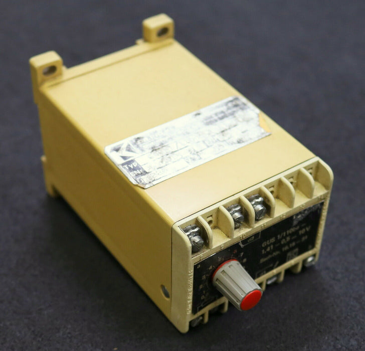 KLASCHKA Spannungsregler GUS 1/110ba-1.41-10 Regelbereich 0,5-10V Nr. 16.15-31