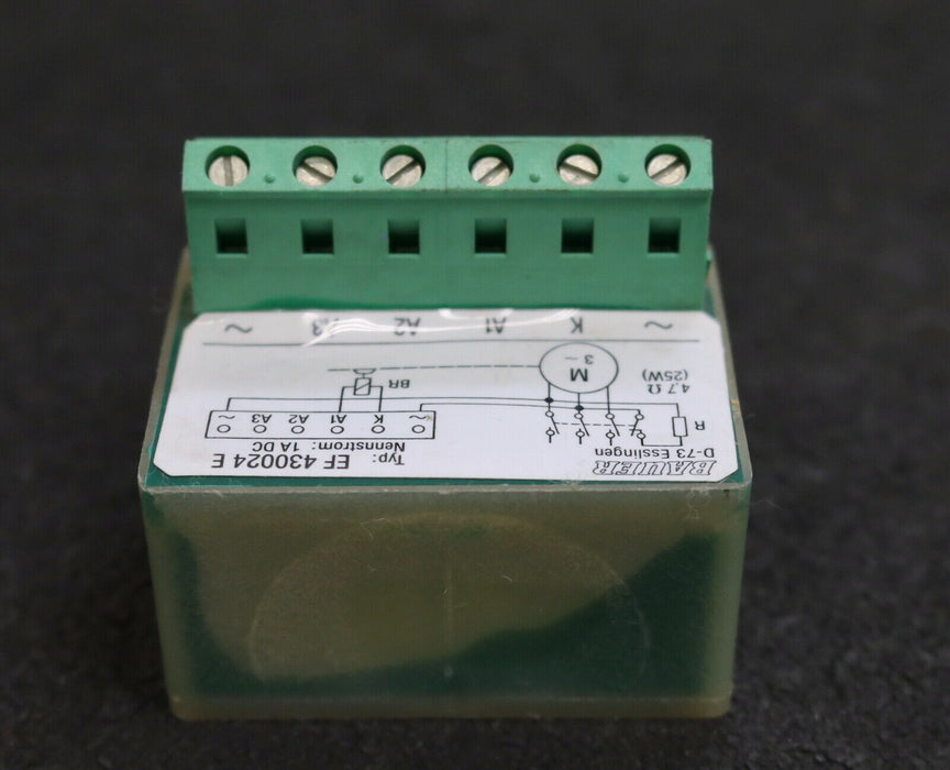 BAUER Steckleiste EF 430024 E Nennstrom 1A DC unbenutzt