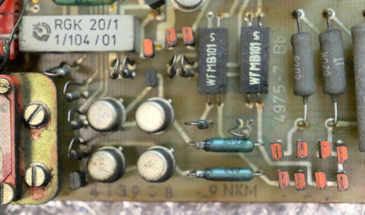 VEM NUMERIK RFT DDR ÜW3-SV Platine413938-9 NKM 4975-7 RFT 55926 gebraucht - ok