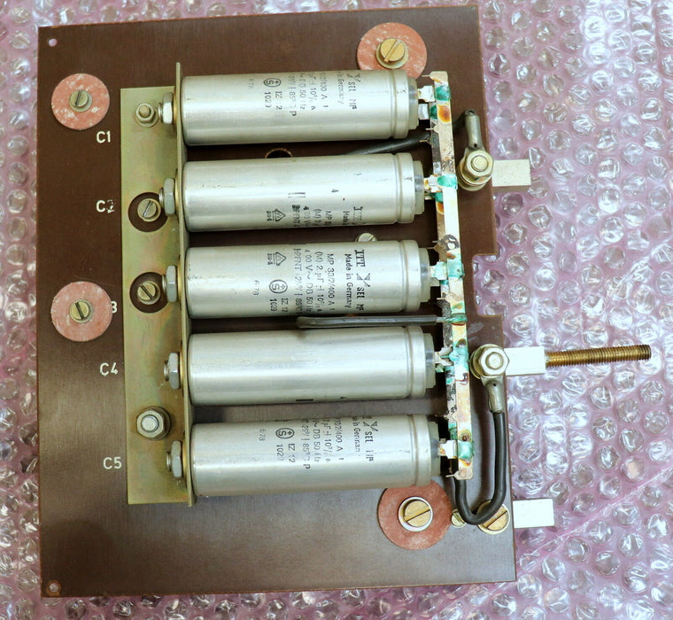 VEM NUMERIK RFT DDR Steuerungsmodul GL 36435-1 SAK mit 5x ITT SEL MP 33/2/400 A