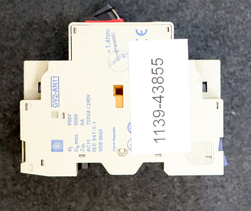 TELEMECANIQUE Motorschutzschalter GV2-M07 1,6-2,5A Ue=690V 50/60Hz Uimp=6kV