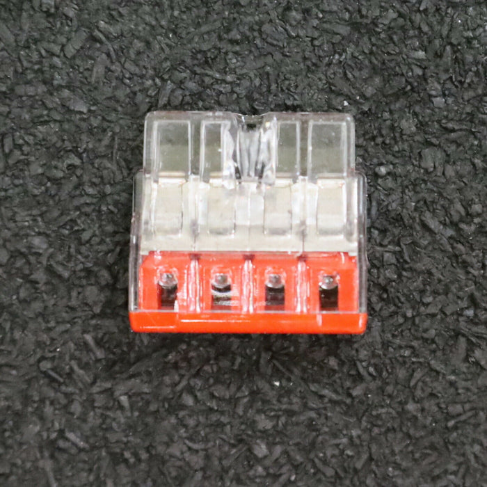 WAGO 100x Steckklemmen 100x Plug-in terminals 2273-204 4x 0,5-2,5mm² 4 Leiter