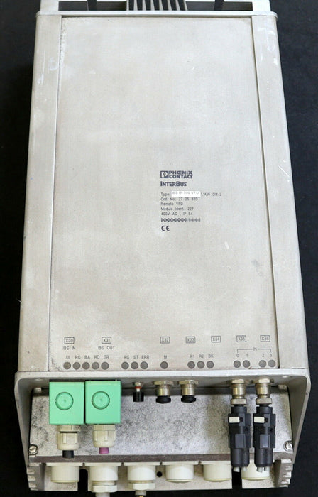 PHOENIX CONTACT Frequenzumformer IN/OUT IBS VFD 1,1KW DI4/2 No. 2725820 E: 06