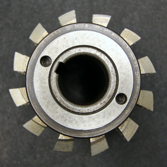 FETTE Stollenwälzfräser involute spline hob m= 4,5mm BP III Ø110x105xØ32mm - 20°
