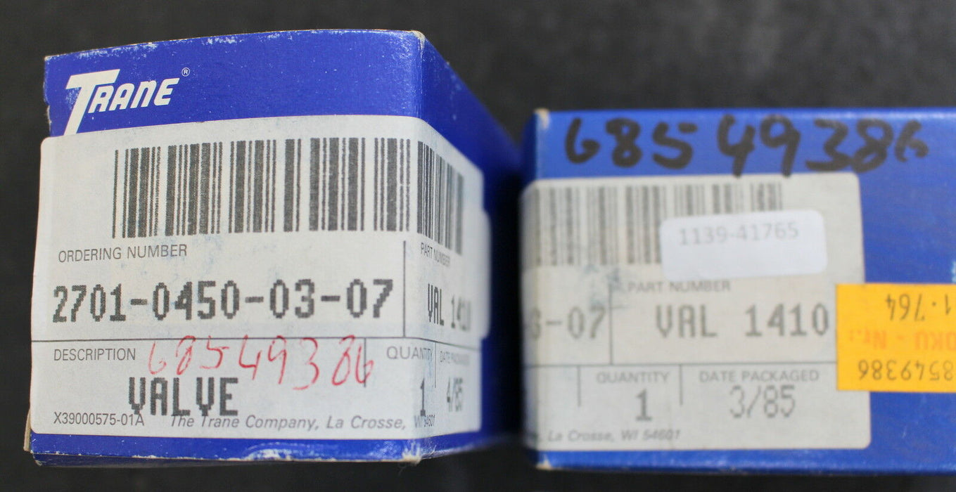 TRANE Druckventilplatte VAL1410 HVAC Valve part