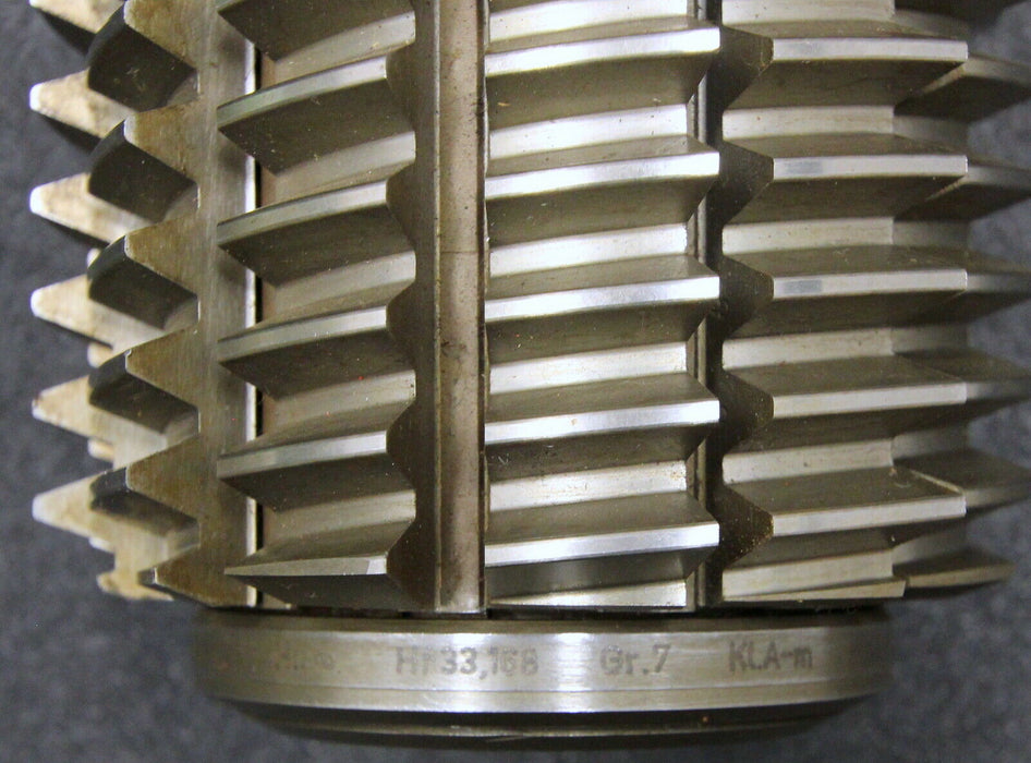 KLINGELNBERG Stollenwälzfräser involute spline hob Vorfräser m= 3,5mm BP III 20°