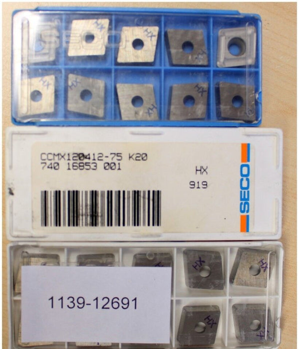 SECO CCMX120412-75 K20 - 10 Stück pro Schachtel - NEU