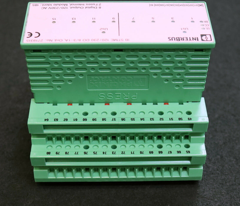 PHOENIX CONTACT Erweiterungsmodul mit Station INTERBUS ST 2719315 + 2719263