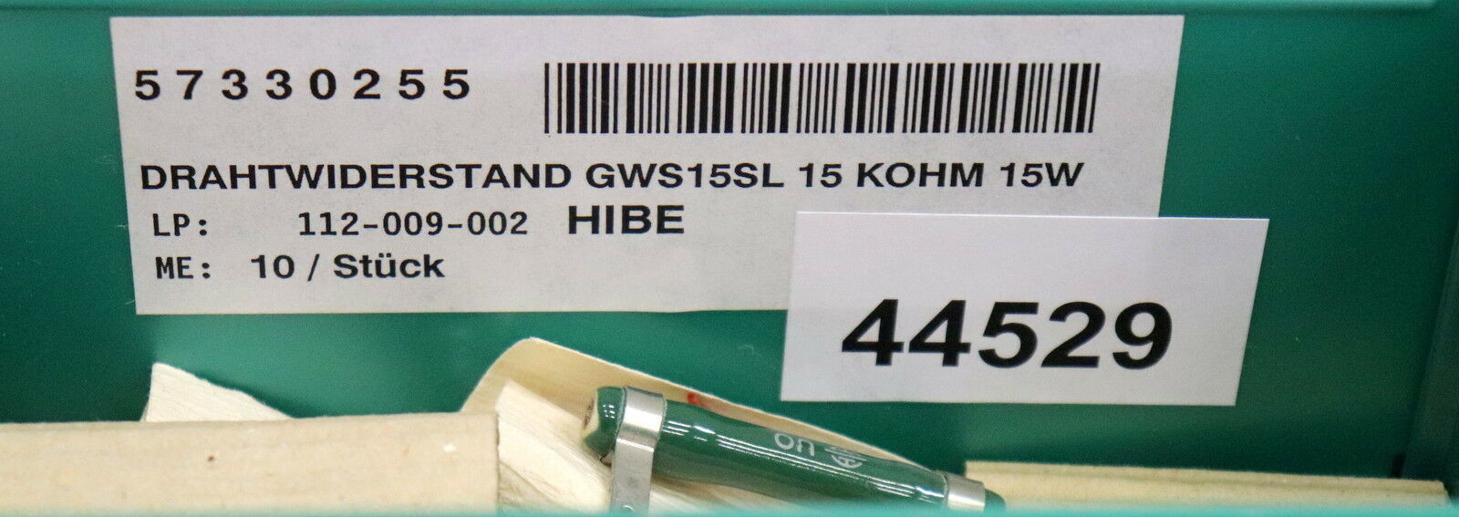 WK WALTER KLUXEN RIG-Widerstand glasierter Drahtwiderstand C5 15kOhm GWS 15