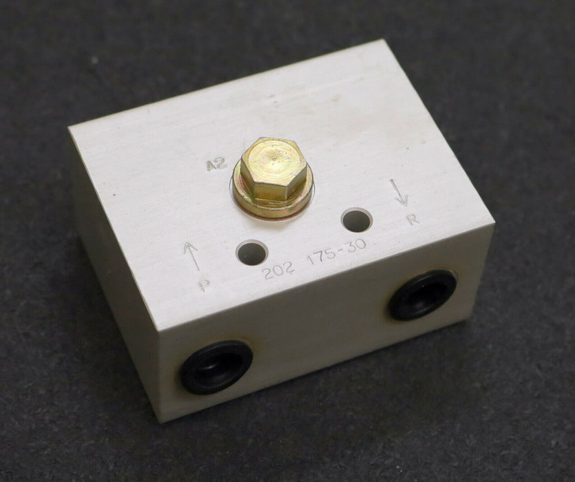 SKF Entlastungsventil 202175-30 Aluminium-Gehäuse - unbenutzt