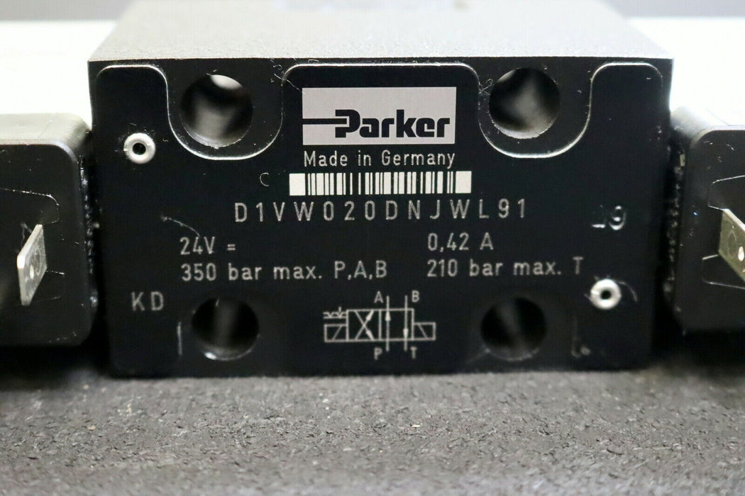 PARKER Magnetventil directional control valve D1VW020DNJWL91 350bar max. 24VDC