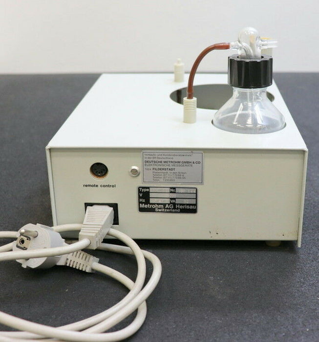 METROHM 661 Pump Unit Pumpeneinheit 220VAC 50/60Hz 10VA - gebraucht