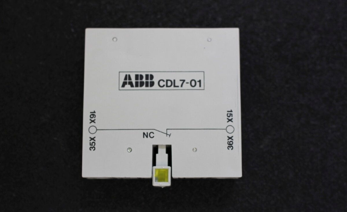 ABB Hilfsschalter mit Varistor CDL7-01 - f. Schütze BE40..BE75 -1polig- 1 Öffner
