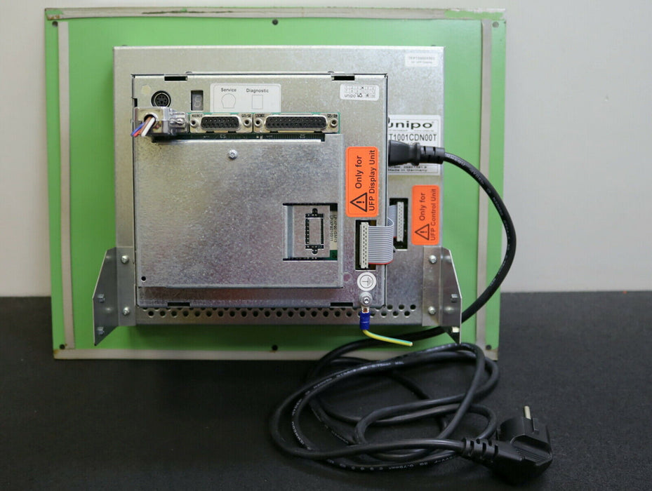 UNIPO 10,4" UFP Monitor Typ 2TT1001CDN00T + Power Supply 7N2HAUFP0300 84-264VAC