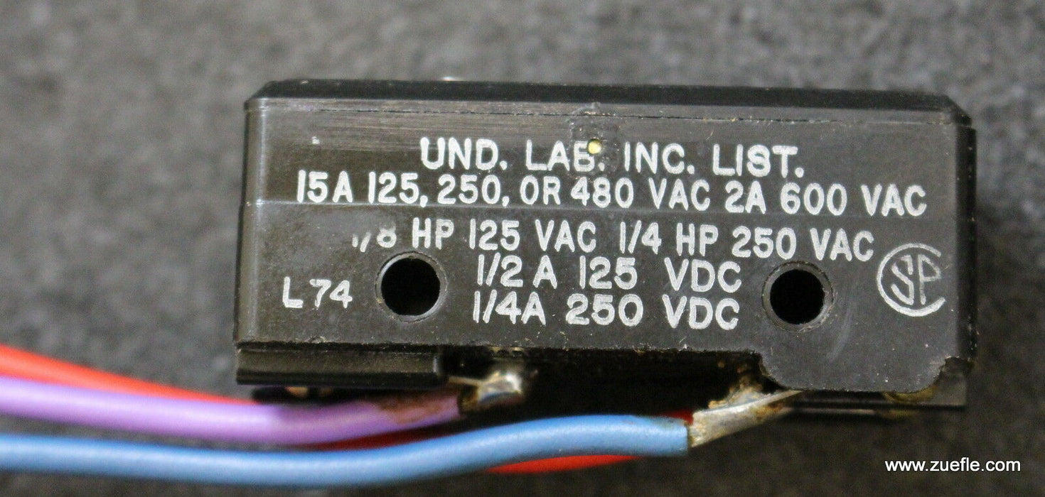 HONEYWELL Mikroschalter micro switch BZ-2R55 mit 15cm Verkabelung