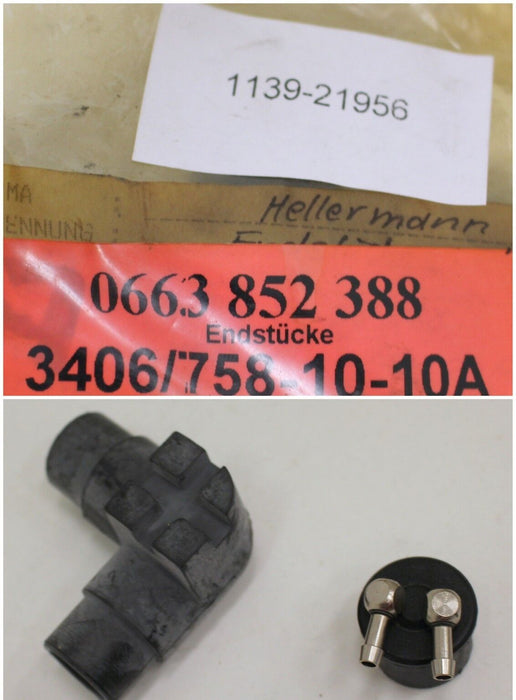 HELLERMANN Endstücke - 1 Set mit 9 Stk.