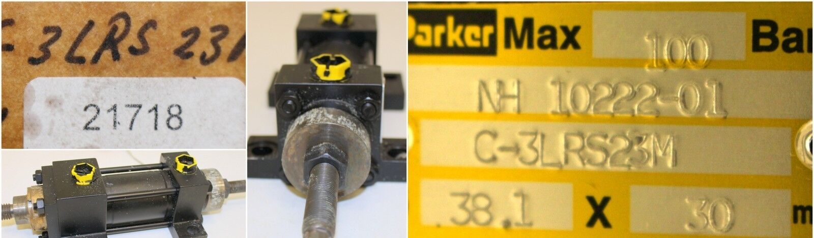 PARKER Zylinder doppelwandig 38,1x30 - C-3LRS23M - max. 100 bar - NH10222-01
