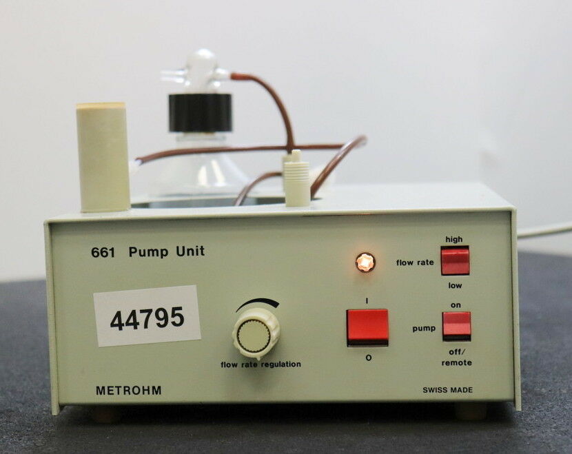 METROHM 661 Pump Unit Pumpeneinheit 220VAC 50/60Hz 10VA - gebraucht