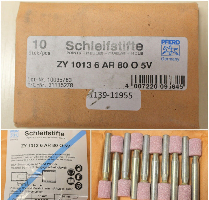 PFERD Poliflex Feinschleifstift PF ZY 1013/6 AR 80 O 5V-Art.Nr. 31115278-10 Stk.