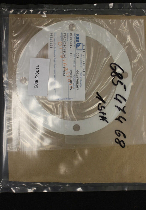 KSB Dichtung 4-083-PTFE-GF25 Teil 78A für Pumpe CTN-CX 100-32 ID-Nr. 01015017