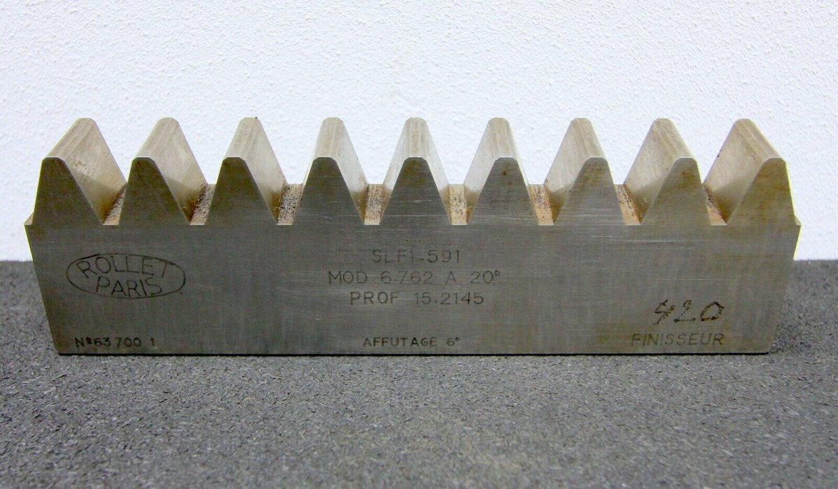 ROLLET PARIS Hobelkamm rack cutter m= 6,762 Angle 20°